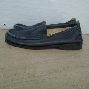 Paraboot Mocassin Mens Size 8.5 Leather Blue
